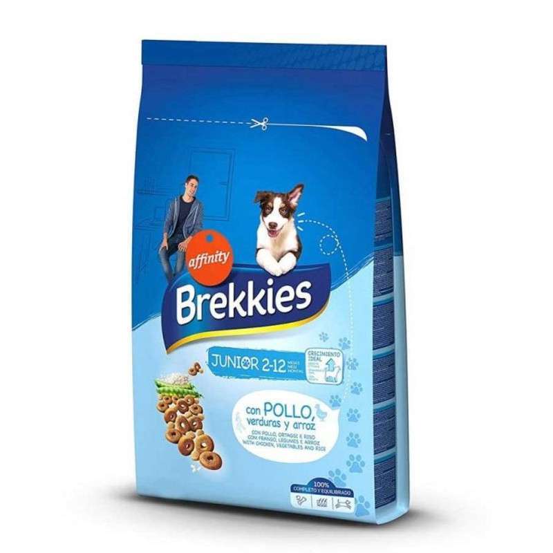 Brekkies (Брекіс) Dog Junior - Сухий корм для цуценят з куркою та овочами (20 кг) в E-ZOO