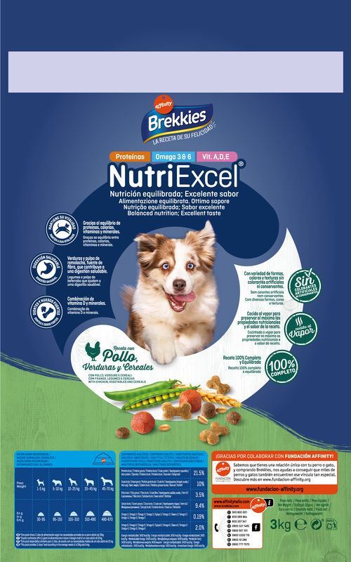 Brekkies (Брекіс) Dog Chicken - Сухий корм з куркою для дорослих собак всіх порід (20 кг) в E-ZOO