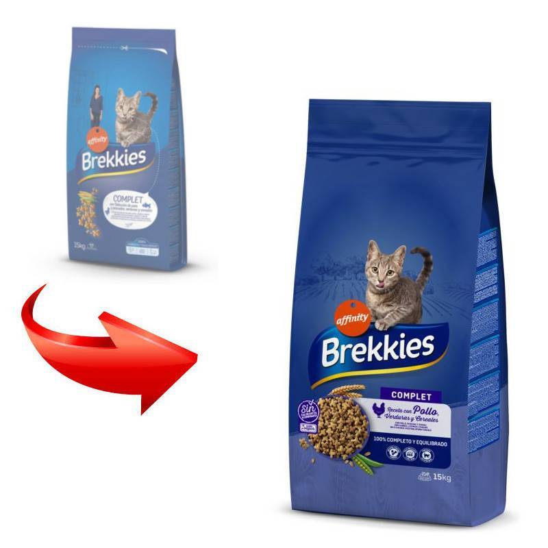 Brekkies (Брекіс) Cat Complet - Сухий корм з куркою і овочами для дорослих котів (15 кг) в E-ZOO