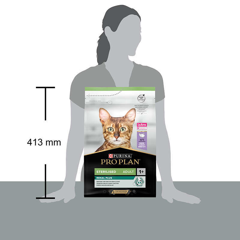 Purina Pro Plan (Пуріна Про План) Sterilised Adult Renal Plus - Сухий корм з індичкою для стерилізованих котів (3 кг) в E-ZOO
