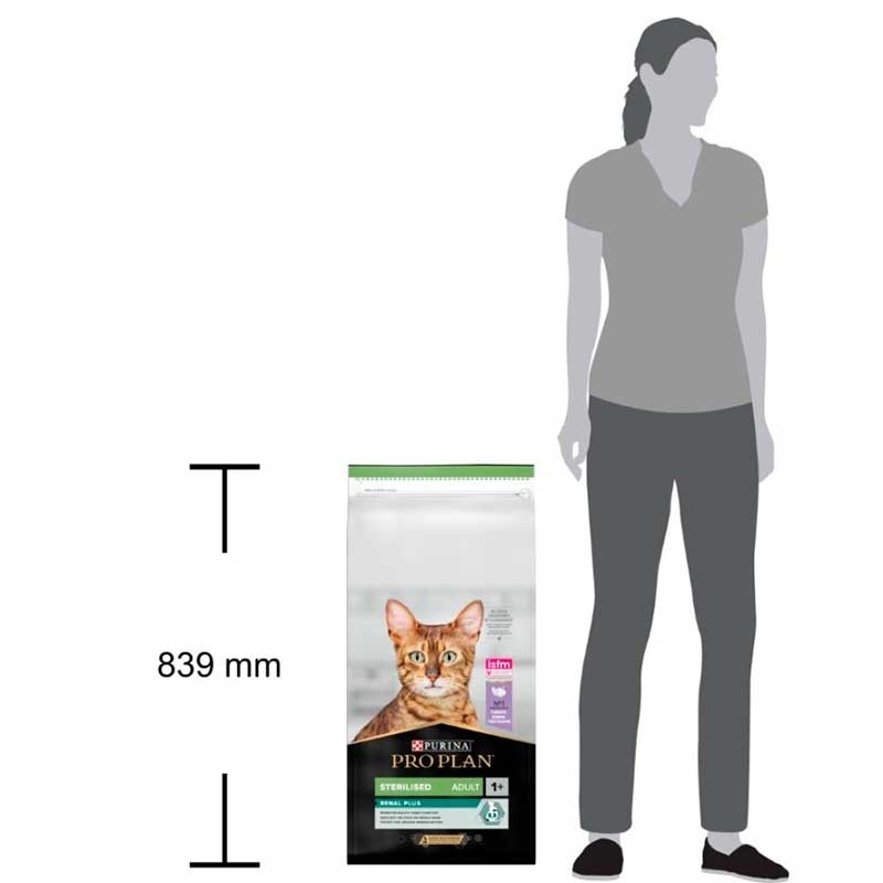 Purina Pro Plan (Пурина Про План) Sterilised Adult Renal Plus - Сухой корм с индейкой для стерилизованных котов (14 кг) в E-ZOO