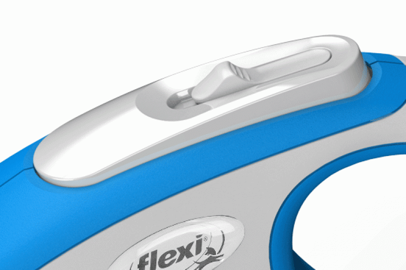 Flexi (Флекси) New Comfort S - Поводок-рулетка для собак мелких пород, трос (5 м, до 12 кг) (S) в E-ZOO