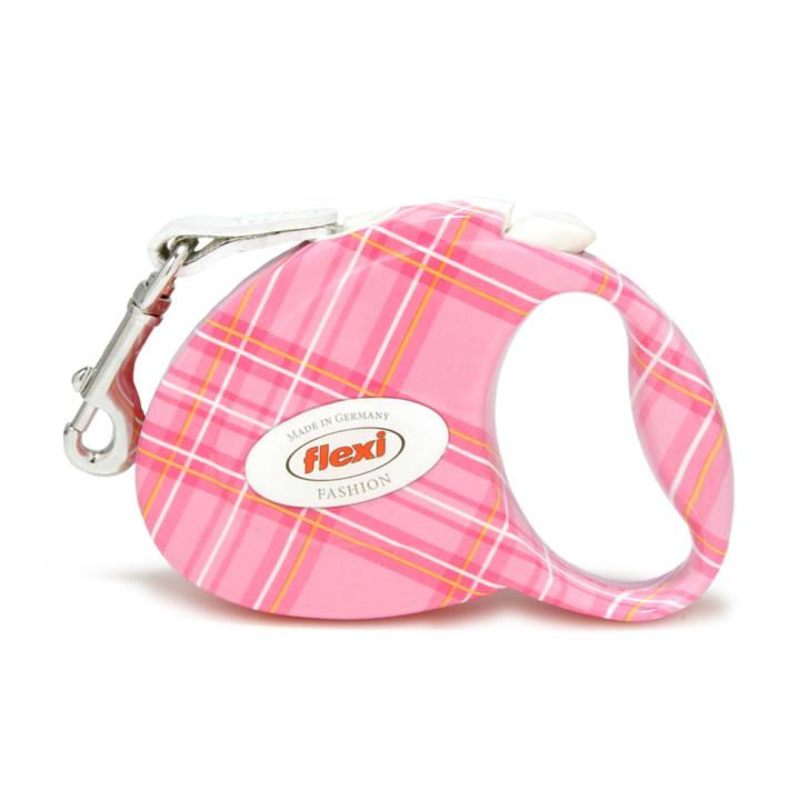 Flexi (Флекси) Fashion Ladies S "Zebra pink" - Поводок-рулетка для собак мелких пород "Зебра розовая" , лента (3м, до 12 кг) - Фото 6