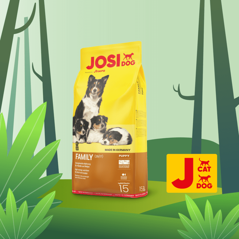 JosiDog (ЙозіДог) by Josera Family - Сухий корм для цуценят і годуючих самок (15 кг) в E-ZOO