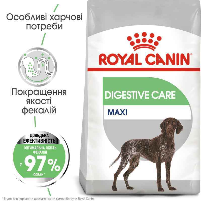Royal Canin (Роял Канин) Maxi Digestive Care (Sensible) - Сухой корм для собак с чувствительным пищеварением - Фото 3