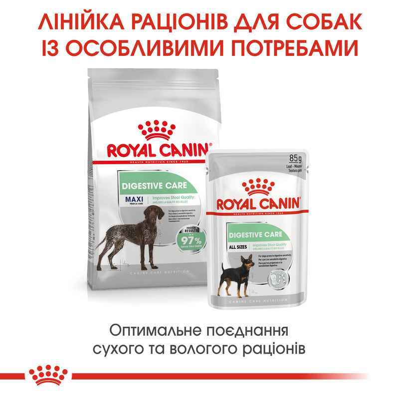 Royal Canin (Роял Канин) Maxi Digestive Care (Sensible) - Сухой корм для собак с чувствительным пищеварением - Фото 6