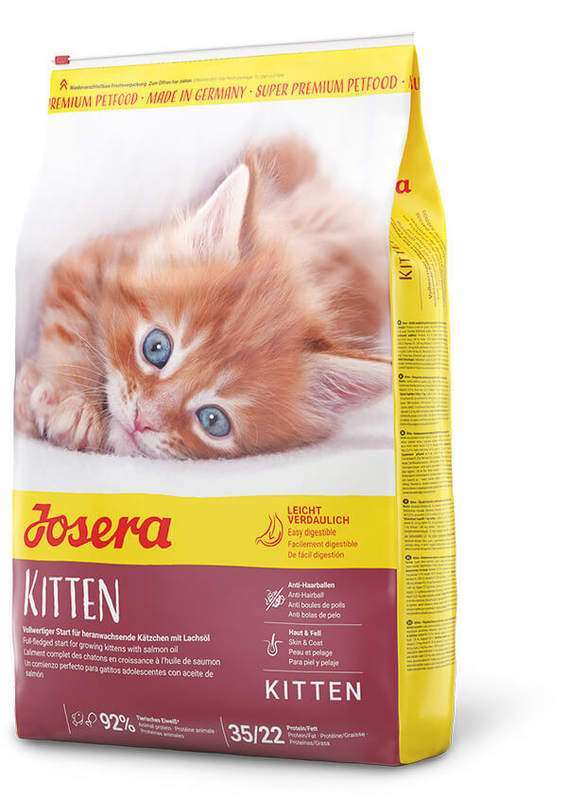 Josera (Йозера) Kitten - Сухой корм с маслом лосося для подрастающих котят, беременных и лактирующих кошек (2 кг) в E-ZOO