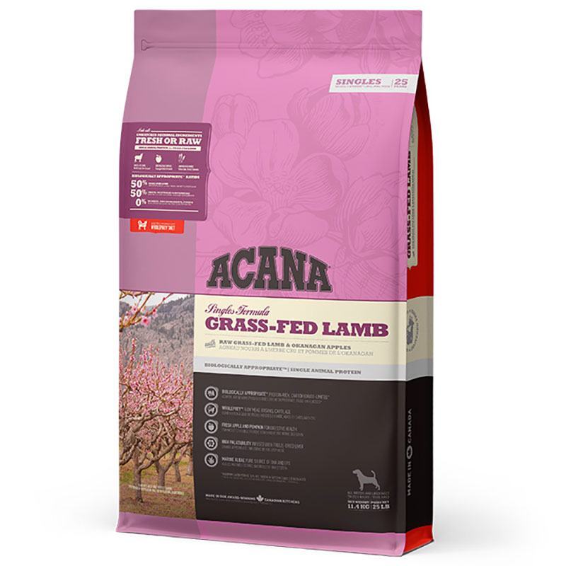 Acana (Акана) Grass-Fed Lamb - Сухой корм с ягненком для собак всех пород на всех стадих жизни с чувствительным пищеварением (17 кг) в E-ZOO