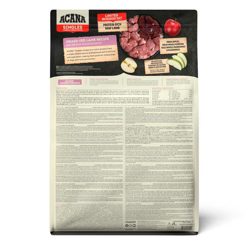 Acana Grass-Fed Lamb - Сухой корм с ягненком для собак всех пород на всех стадиях жизни с чувствительным пищеварением (2 кг) в E-ZOO