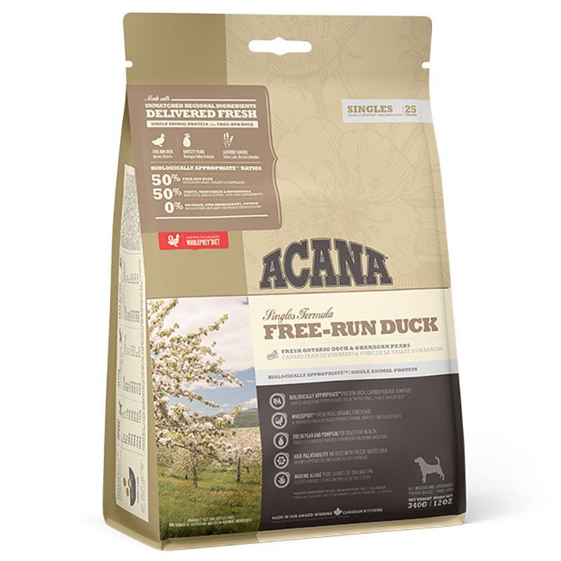 Acana (Акана) Free-Run Duck - Сухий корм з качкою для собак всіх порід на всіх стадіях життя з чутливим травленням (2 кг) в E-ZOO