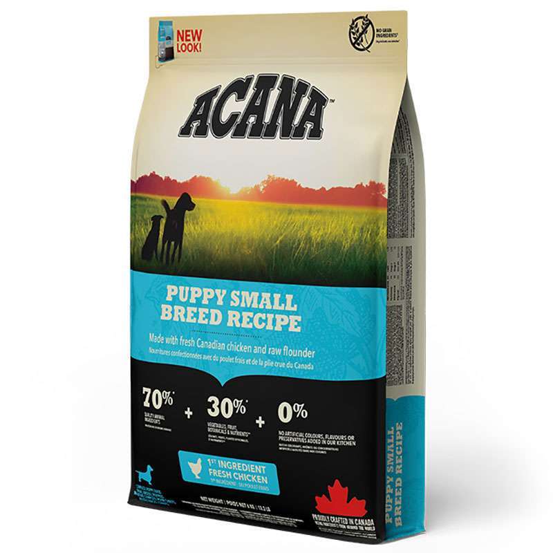 Acana (Акана) Puppy Small Breed Recipe – Сухой корм с мясом цыпленка для щенков малых пород (2 кг) в E-ZOO