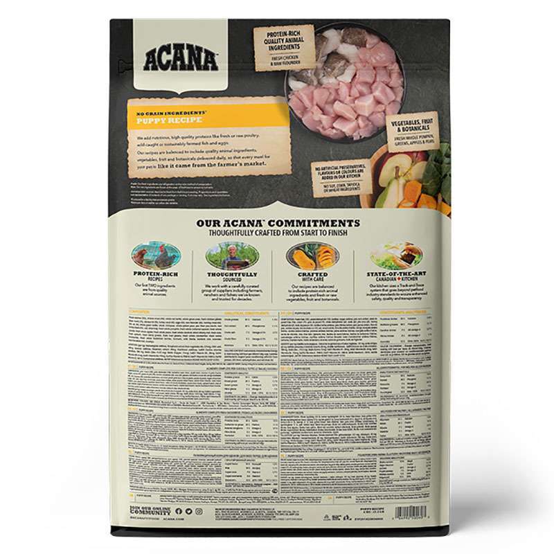 Acana (Акана) Puppy Recipe – Сухой корм с мясом цыпленка для щенков средних пород - Фото 13