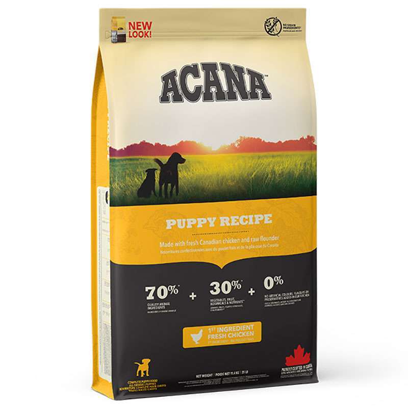 Acana (Акана) Puppy Recipe – Сухой корм с мясом цыпленка для щенков средних пород - Фото 17