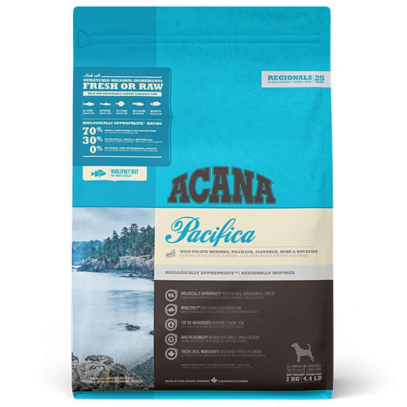 Acana (Акана) Pacifica Recipe Dog - Сухой корм с рыбой для собак всех пород и возрастов (2 кг) в E-ZOO