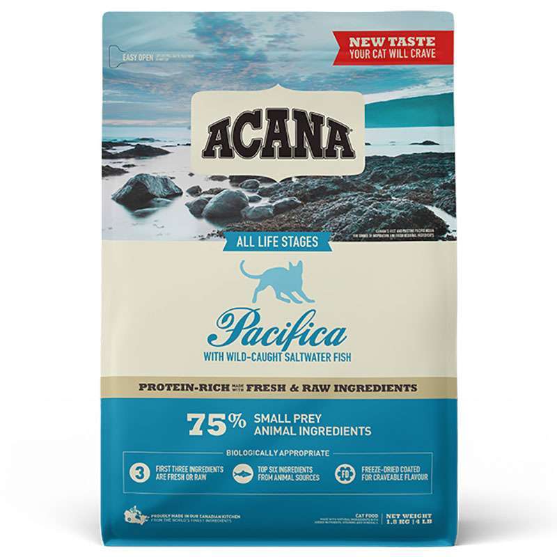 Acana (Акана) Pacifica for Cats - Сухой корм с тремя видами рыбы для котят и кошек