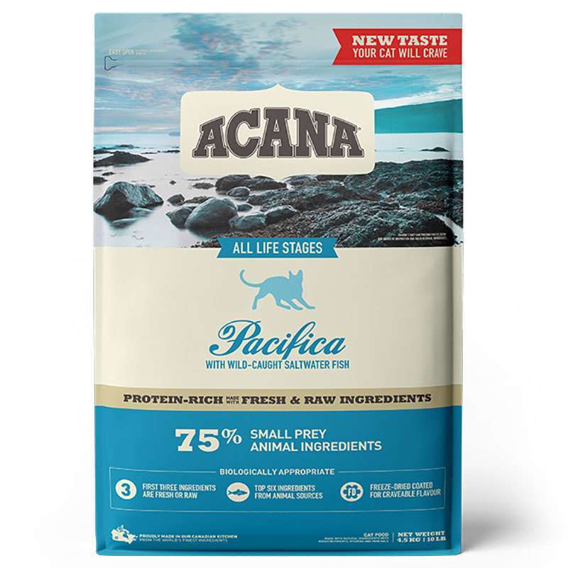 Acana (Акана) Pacifica for Cats - Сухой корм с тремя видами рыбы для котят и кошек (4,5 кг) в E-ZOO