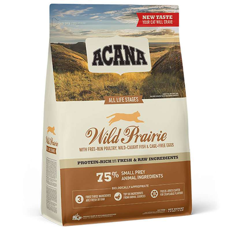 Acana (Акана) Wild Prairie Cat - Сухой корм с курицей и рыбой для котят и кошек (4,5 кг) в E-ZOO