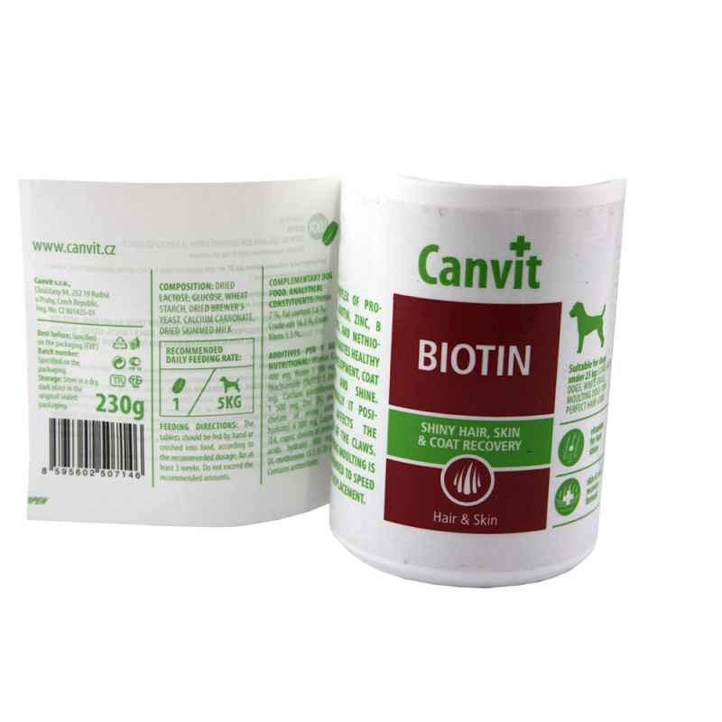 Canvit (Канвит) Biotin - Витаминный комплекс для кожи, шерсти и когтей собак малых и средних пород