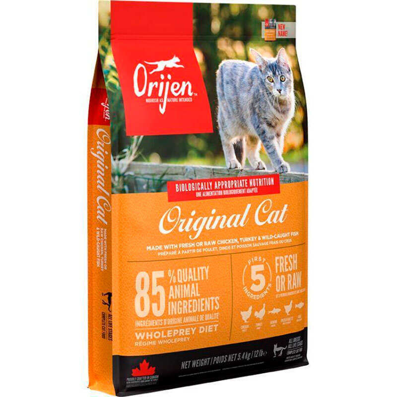 Orijen (Ориджен) Original Cat (Cat&Kitten) – Сухой корм с мясом птицы и рыбы для котят и кошек (1,8 кг) в E-ZOO
