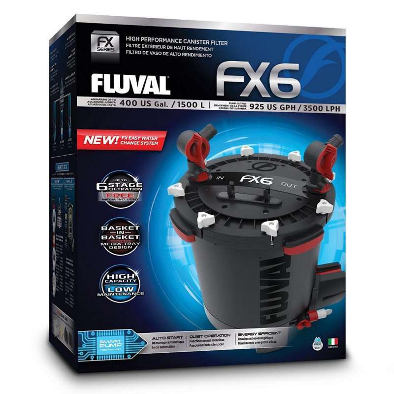 Fluval (Флювал) FX6 - Наружный фильтр для аквариума до 1500 л (FX6) в E-ZOO