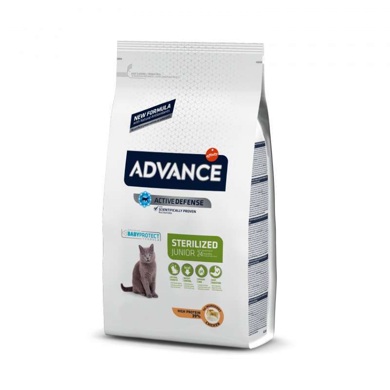 Advance (Едванс) Sterilized Junior - Сухий корм з куркою для стерилізованих кошенят і котів до 2х років (10 кг) в E-ZOO
