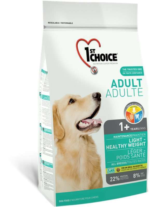 1st Choice (Фест Чойс) Light - Сухой малокалорийный корм с курицей для взрослых собак (6 кг) в E-ZOO