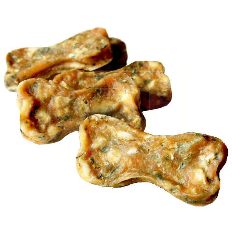 GimDog (ДжимДог) Superfood Meat Bones - Мясные косточки с курицей, бананом и сельдереем для собак (70 г) в E-ZOO
