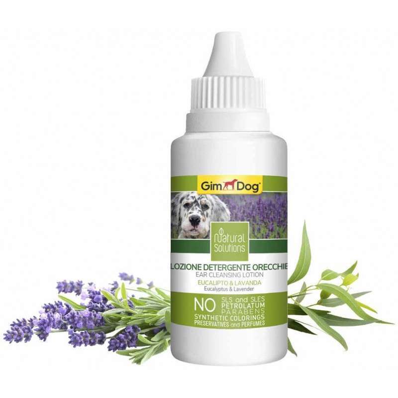 GimDog (ДжимДог) Natural Solutions Ear Cleansing Lotion - Лосьон для чищення вух собак (50 мл) в E-ZOO