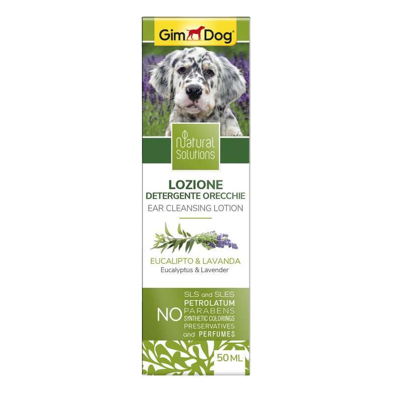 GimDog (ДжимДог) Natural Solutions Ear Cleansing Lotion - Лосьон для чистки ушей собак (50 мл) в E-ZOO