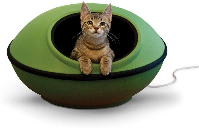 K&H (Кей энд Аш) Thermo-Mod Dream Pod - Лежак-домик с электроподогревом для котов и собак мелких пород (56х56х29 см) в E-ZOO