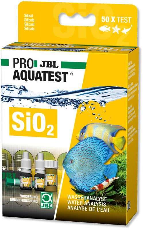 JBL (ДжиБиЭль) ProAquaTest SiO2 Silicate - Экспресс-тест для определения содержания силикатов в пресной и морской воде (Комплект) в E-ZOO