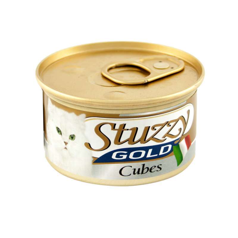 Stuzzy (Штузі) Gold Cat Turkey Cube - Консервований корм з індичкою в соусі для котів в E-ZOO