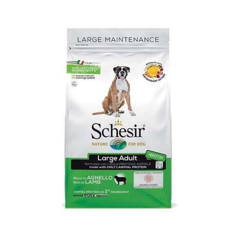 Schesir (Шезир) Dog Large Adult Lamb - Сухой монопротеиновый корм с ягнёнком для взрослых собак крупных пород (12 кг) в E-ZOO