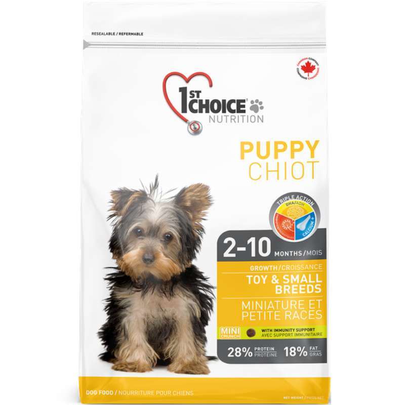 1st Choice (Фест Чойс) Puppy Toy and Small Breeds - Сухой корм с курицей для щенков мини и малых пород (2 кг) в E-ZOO