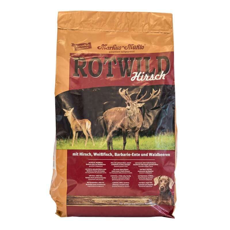 Luposan (Люпосан) Markus-Muhle Mini ROTWILD Hirsch - Сухий корм з оленем, качкою та білою рибою для дорослих собак дрібних порід (15 кг) в E-ZOO