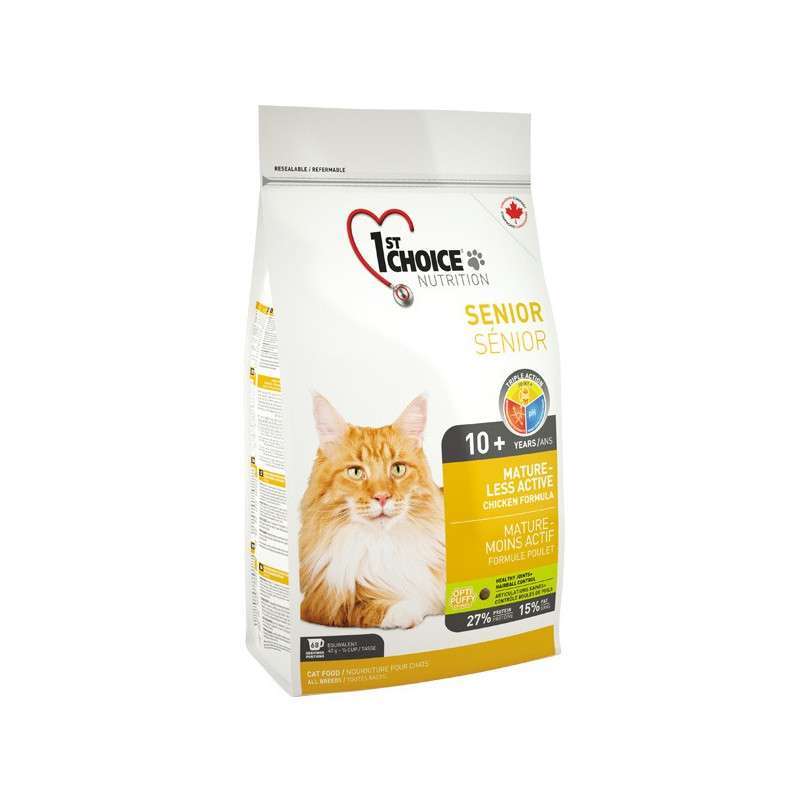 1st Choice (Фест Чойс) Senior - Сухий корм для літніх або малоактивних котів (2,72 кг) в E-ZOO