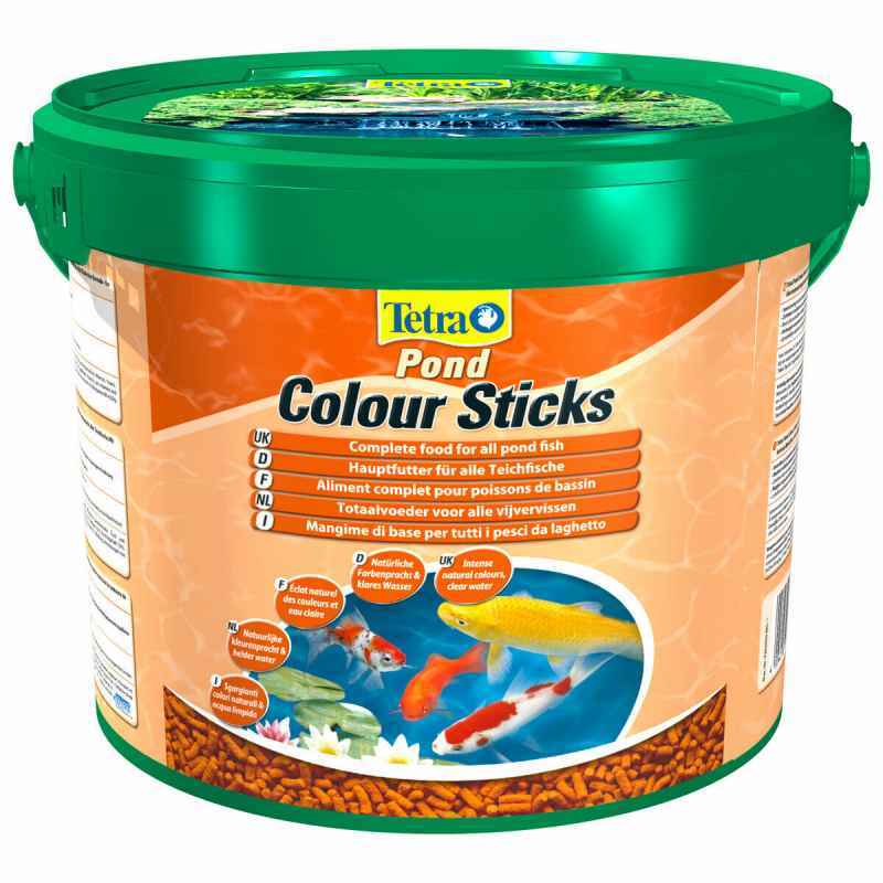 Tetra (Тетра) Pond Colour Sticks - Сухой корм в виде палочек для окраса прудовых рыб (10 л) в E-ZOO