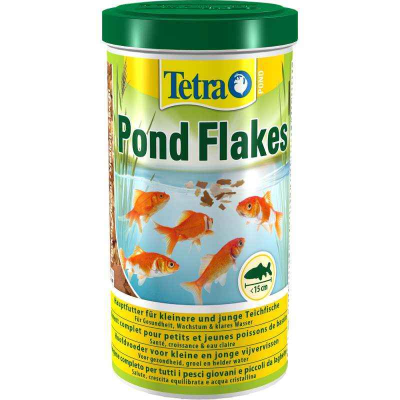 Tetra (Тетра) Pond Flakes - Сухой корм в хлопьях для всех мелких прудовых рыб (1 л) в E-ZOO