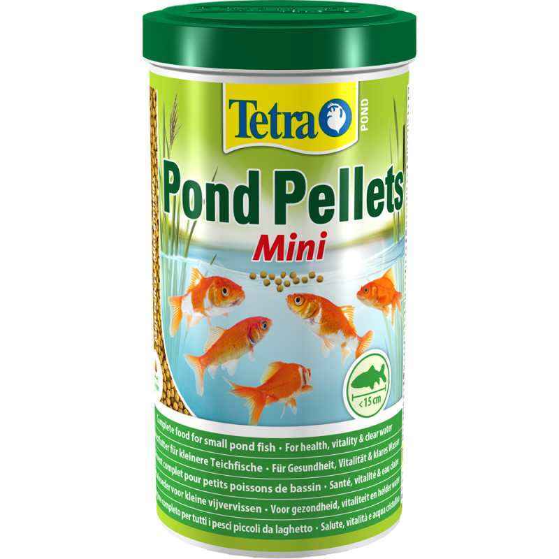 Tetra (Тетра) Pond Pellets Mini - Сухой корм в гранулах для всех видов мелких прудовых рыб (1 л) в E-ZOO