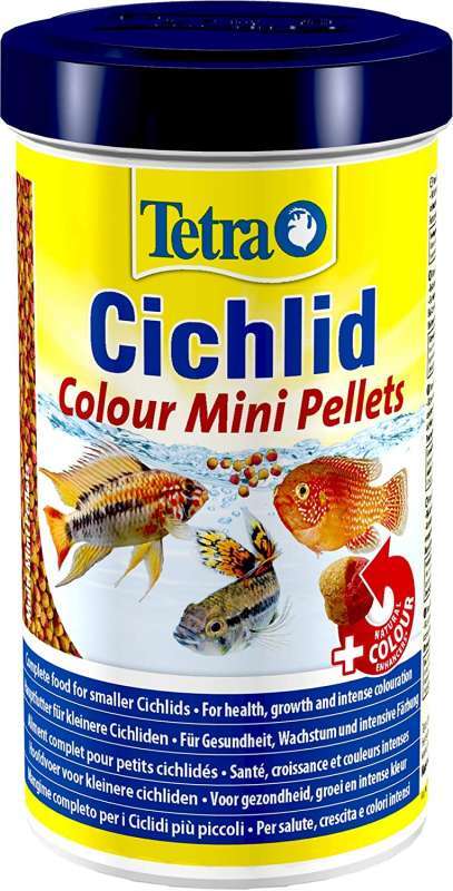 Tetra (Тетра) Cichlid Colour Mini Pellets - Сухой корм в гранулах для окраса всех цихлид (10 л) в E-ZOO
