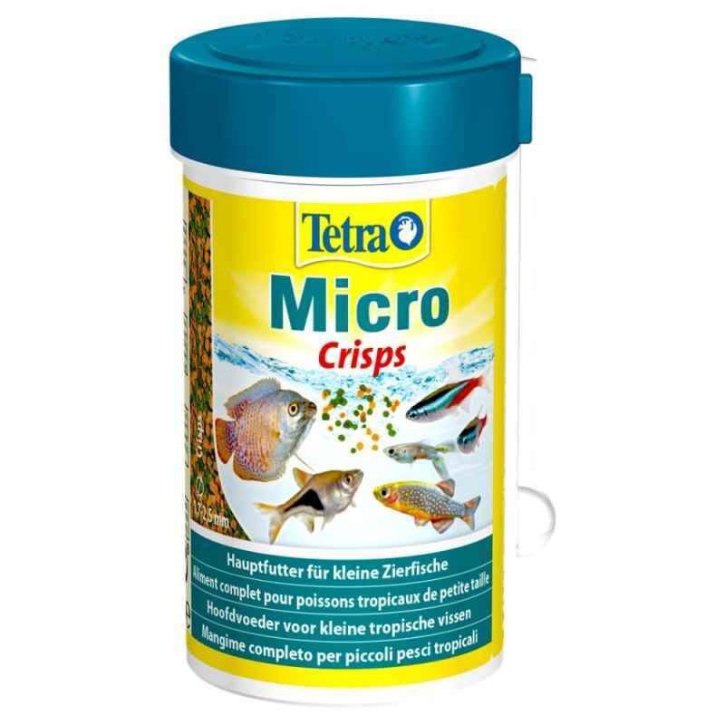 Tetra (Тетра) Micro Crisps - Микро чипсы для декоративных рыб небольшого размера (100 мл) в E-ZOO