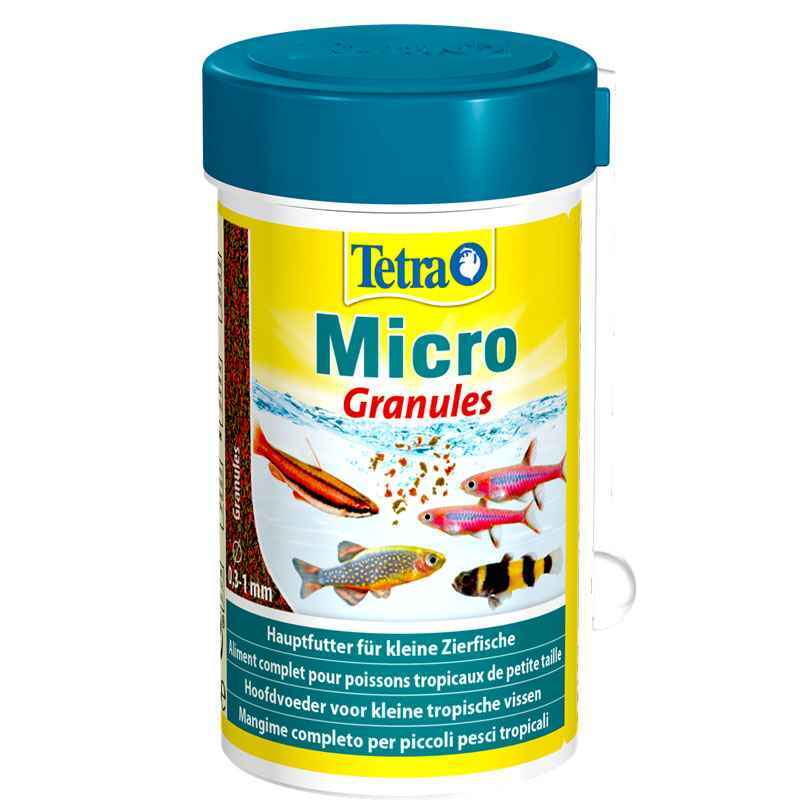 Tetra (Тетра) Micro Granules - Мікро гранули для дрібних декоративних риб (100 мл) в E-ZOO