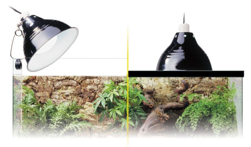 Exo Terra (Экзо Терра) Glow Light - Плафон для лампы с отражателем в террариум (14 см) в E-ZOO