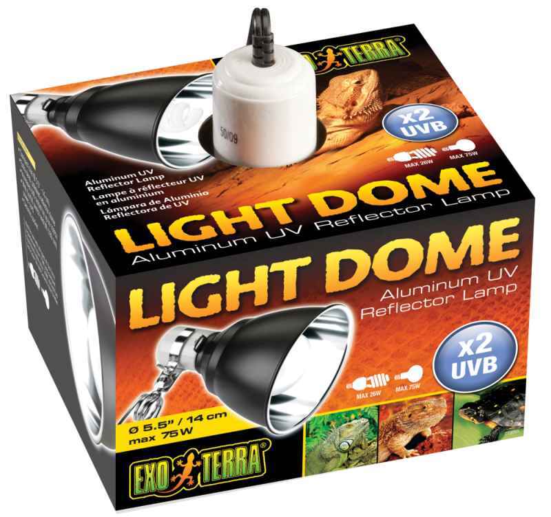 Exo Terra (Экзо Терра) Light Dome - Плафон для лампы с алюминиевым отражателем (14 см) в E-ZOO