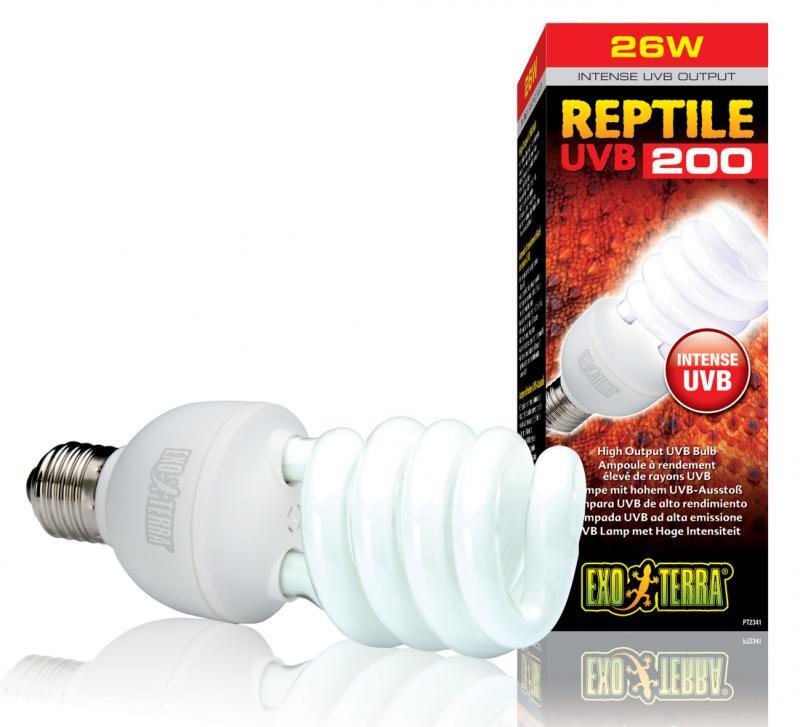 Exo Terra (Екзо Терра) Reptile UVB 200 - Лампа для пустельних рептилій (26W) в E-ZOO