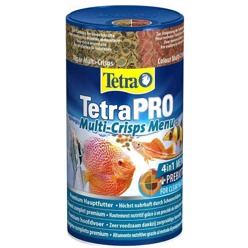 Tetra (Тетра) TetraPro Multi-Crisps Menu - Сухой корм в чипсах для всех аквариумных рыб (250 мл) в E-ZOO