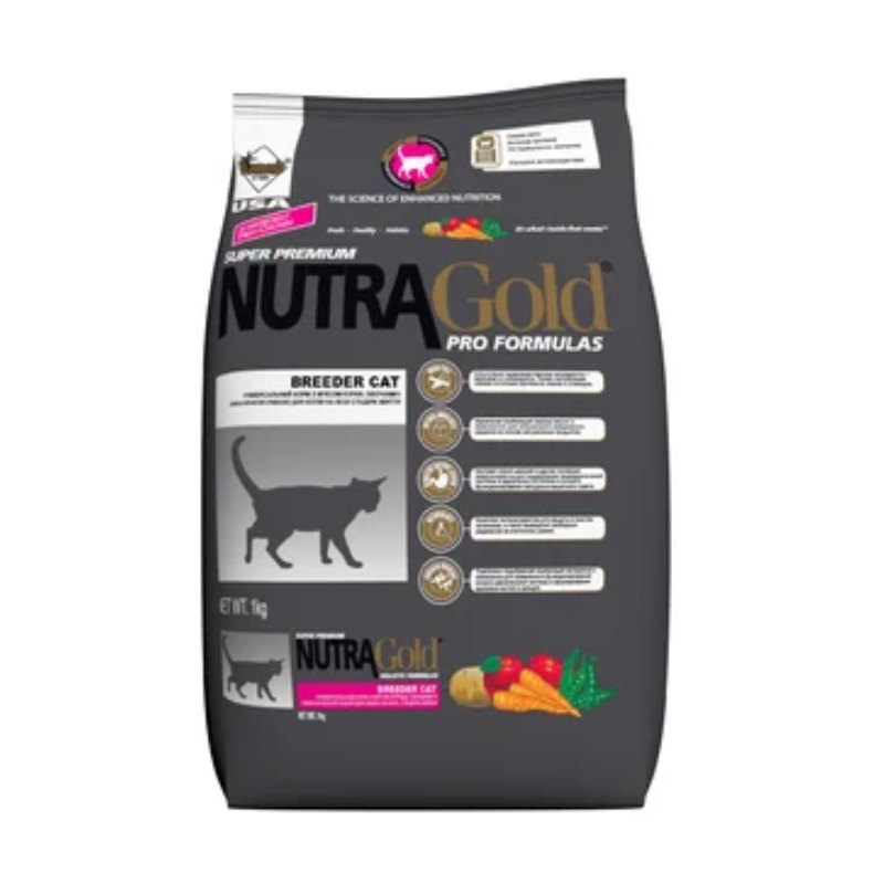 Nutra Gold (Нутра Голд) Breeder Cat - Сухой корм с курицей для кошек всех пород и возрастов - Фото 4