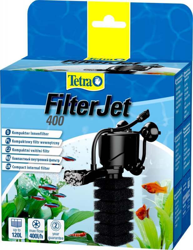 Tetra (Тетра) FilterJet 400 - Компактний внутрішній фільтр для акваріумів об'ємом від 50 до 120 л (FilterJet 400) в E-ZOO