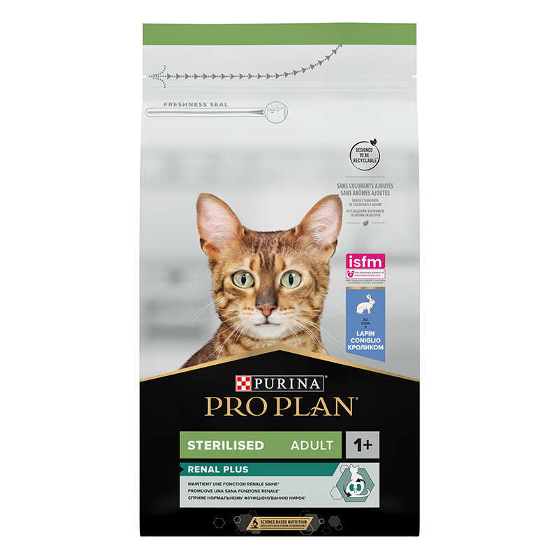 Purina Pro Plan (Пуріна Про План) Sterilised - Сухий корм з куркою та кроликом для стерилізованих котів (1,5 кг) в E-ZOO