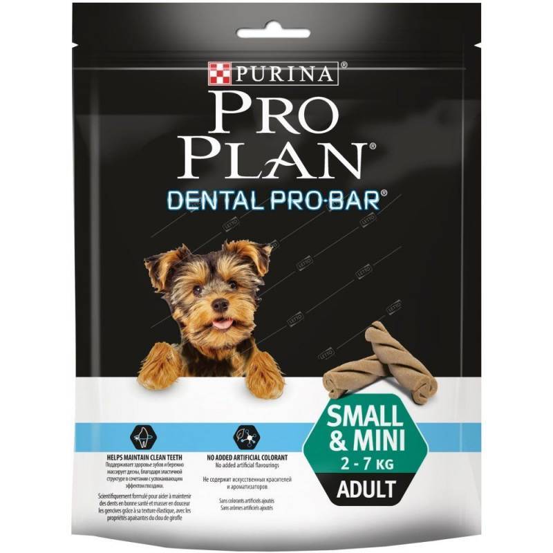 Purina Pro Plan (Пурина Про План) Dental Pro-Bar Small & Mini - Лакомство с курицей для поддержания здоровья зубов и десен у взрослых собак малых пород (150 г) в E-ZOO